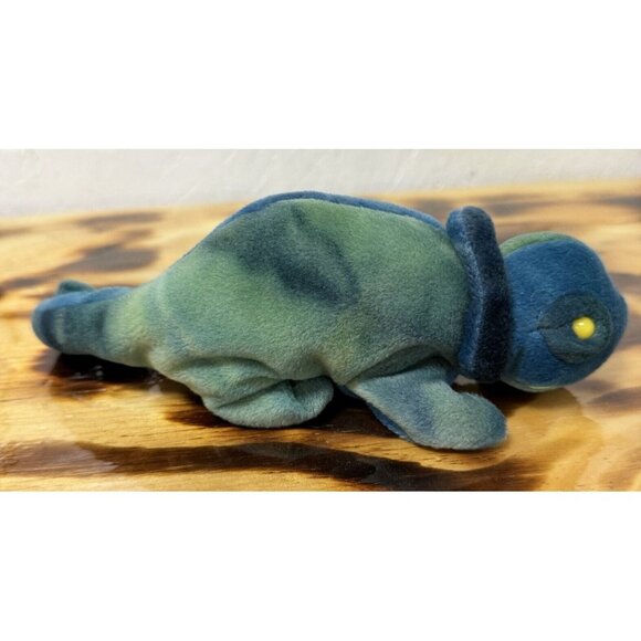 Rare Original Beanie Baby Rainbow 1997 Retired W TRUE Errors Iggy Fabric PVC VTG - Picture 3 of 13